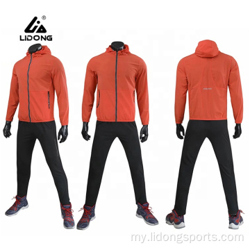 Sports Track Gym အဝတ်အထည်များ Custom Logo Tracksuits